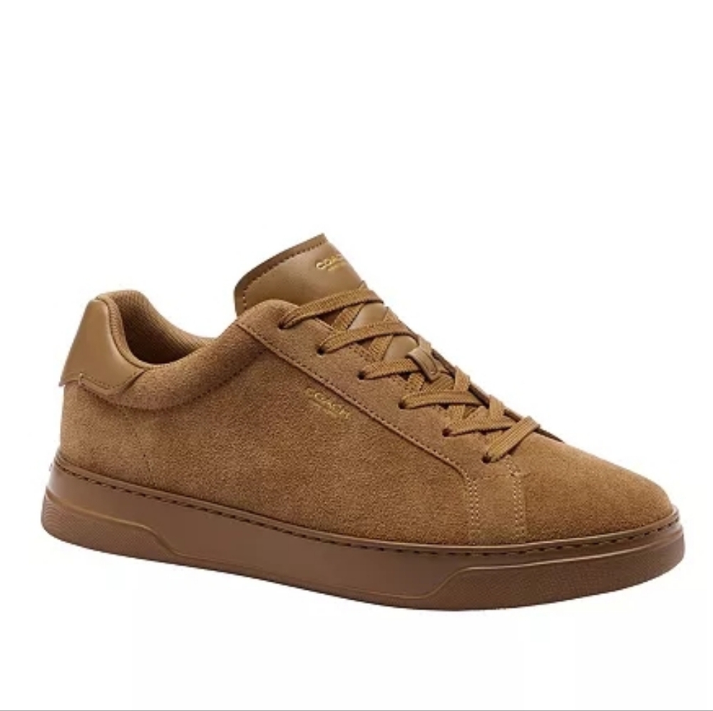 Coach High Line Suede Sneakers Coconut Men's New in Box Multiple Sizes